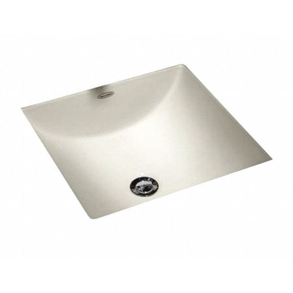 American Standard Undercounter Sink, Square, 16 x 16", Linen 0426000.222
