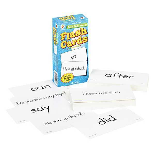 Carson Dellosa Flash Cards, Basic Sight Words, PK102 CD-3910 | Zoro