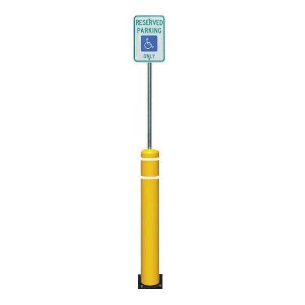Post Guard FlexPost Ground Install, 6 ft., Black 103NG
