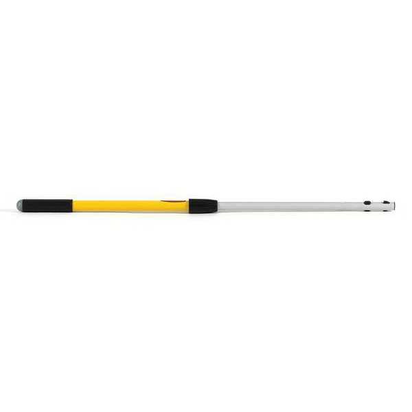 Rubbermaid Commercial 20" to 40" Push In Extension Handle, Yellow, Aluminum FGQ74500YL00