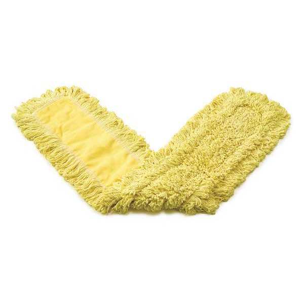 Rubbermaid Commercial Dust Mop, Looped-End, Yellow, Cotton/Synthetic FGJ15700YL00