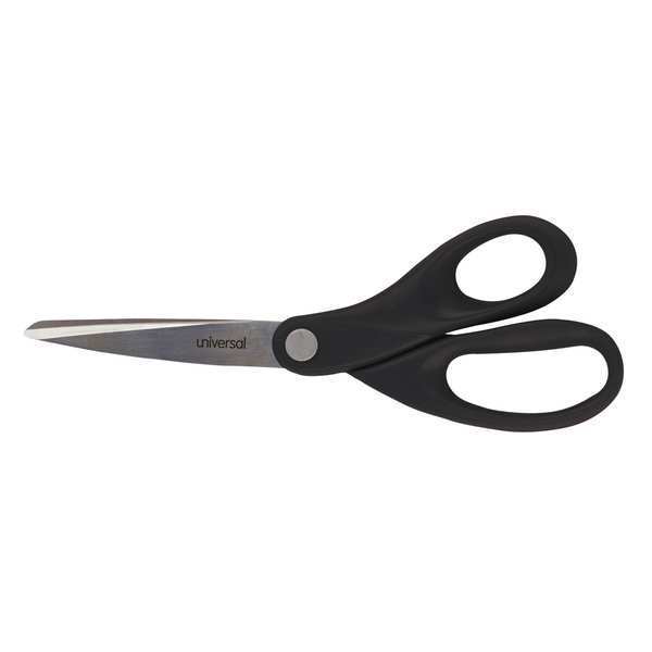 Universal Scissors, 8", Straight, Stainless Steel UNV92009