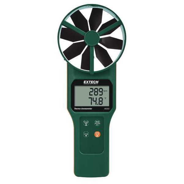 Extech Anemometer, 40 to 5900 fpm AN300