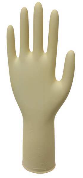 Ansell Cleanroom Gloves, Latex, L, PK1000 CE5-512-L