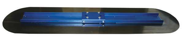 Kraft Tool Bull Float, Rnd, 12 x 48 in, Blue Steel CC750-01