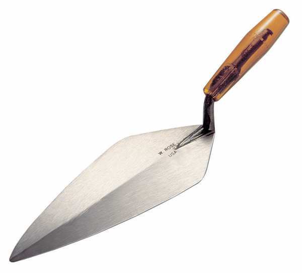 Kraft Tool Brick Trowel, Narrow London, 4-3/4 x 11 in RO1416-11