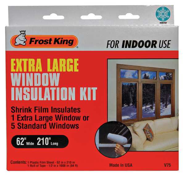 Frost King Window Insulation Kit, Extra Large, 62" x 210" V75H