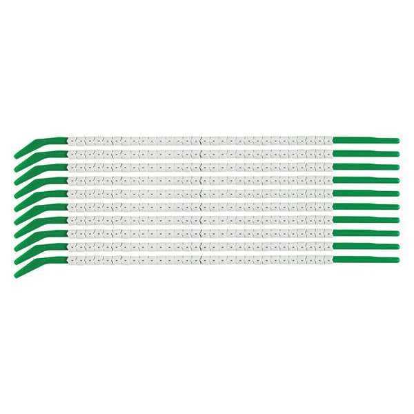Brady Clip Sleeve Wire Mkrs, Minus, Blk/Wht, PK10, SCN09-MINUS SCN09-MINUS