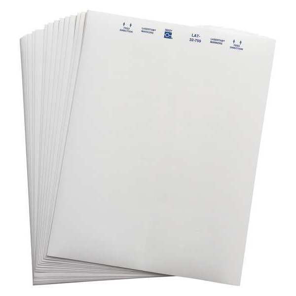 Brady Laser Printer Labels, 3" x 0.9", White, PK50 LAT-32-759-1