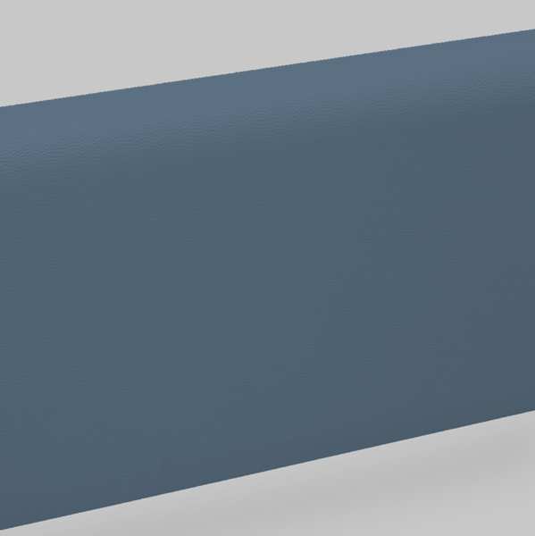 Pawling Wall Rail, Windor Blue, 144In BR-500-12-265