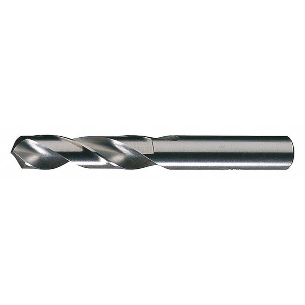 Chicago-Latrobe Screw Machine Drill Bit, 1 3/16 in Size, 118  Degrees Point Angle, High Speed Steel, Straight Shank 48576