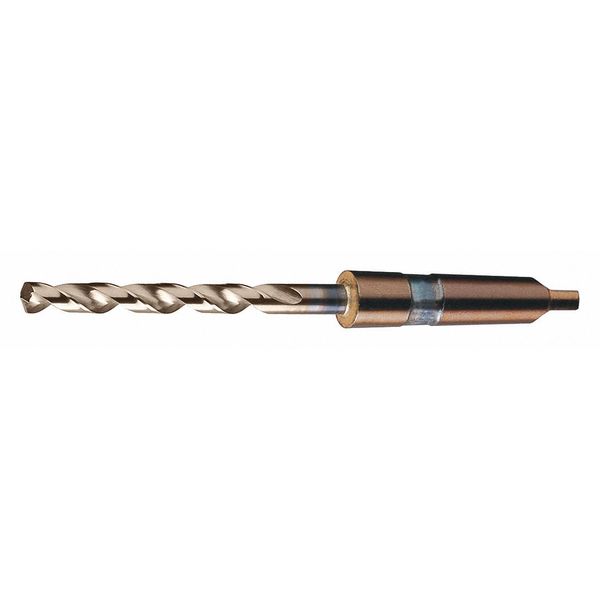 Cleveland 135° Cobalt Taper Shank Drill Cleveland 2440 Straw HSS-CO 8% (M42) RHS/RHC 1/4-E C12705