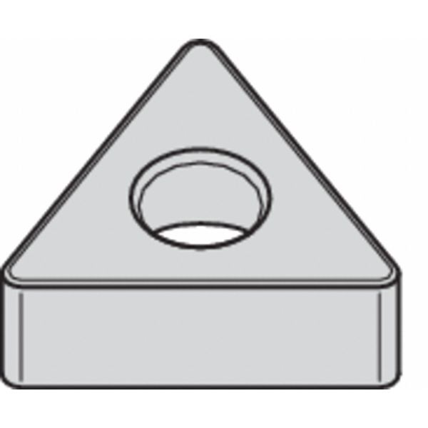 Widia Triangle Turning Insert, Triangle, 3, TNGA, 2, Ceramic TNGA332T0820 CW5025