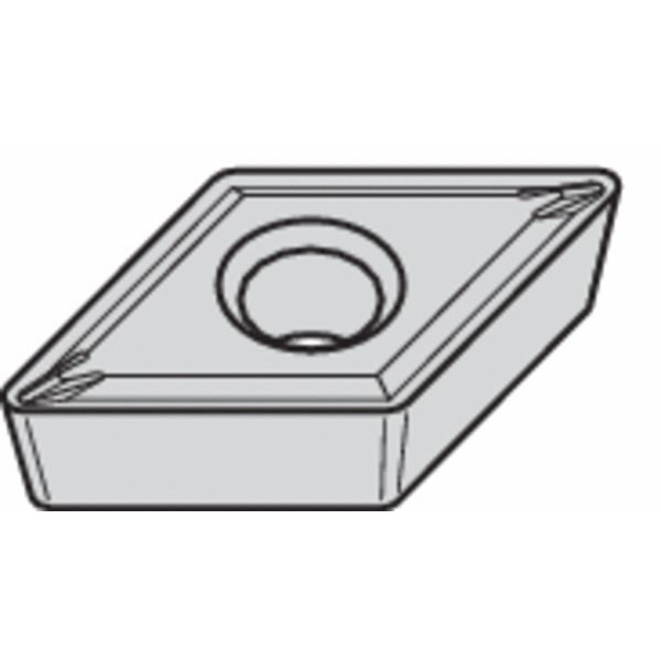 Widia Diamond Turning Insert, Diamond, 3, DCGT, .2, Carbide DCGT32501P