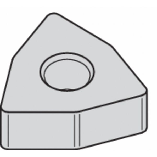 Widia Turning Insert, Trigon, 4, WNMA, 2, Ceramic WNMA432 TN20K