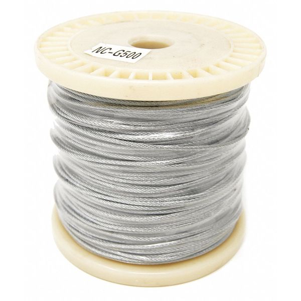 Bird Barrier Netting Perimeter Cable, 5" L, Silver nc-g500