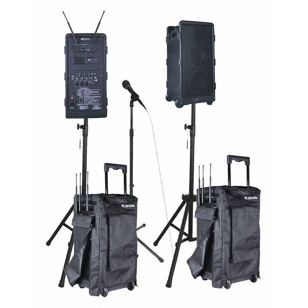 Amplivox Sound Systems Portable Public Address System, 11-1/2" D B9253
