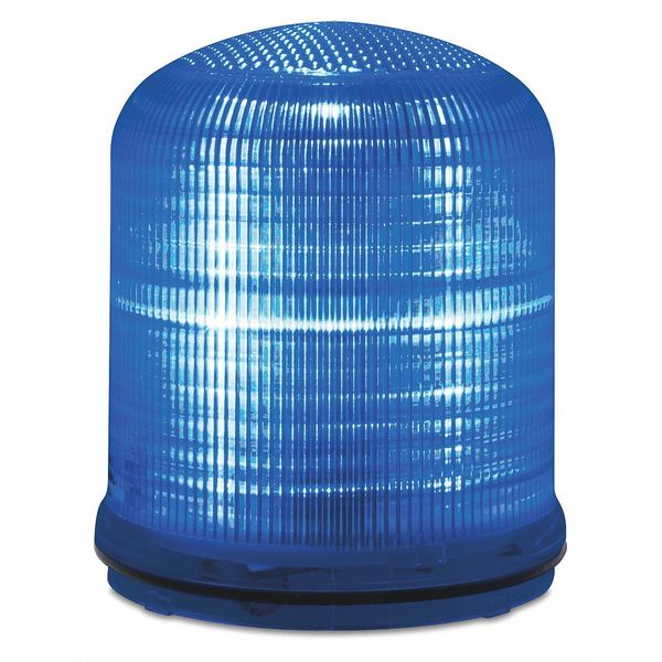 Federal Signal Beacon Warning Light, Blue, LED SLM100B