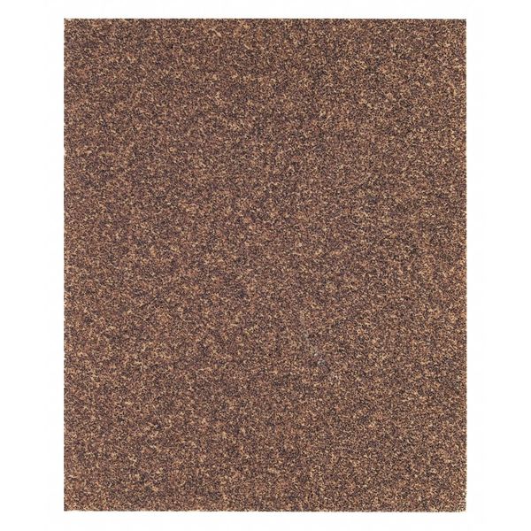 Zoro Select Sanding Sheet, 11" L, 9" W, Medium, P60 Grit 78072775484
