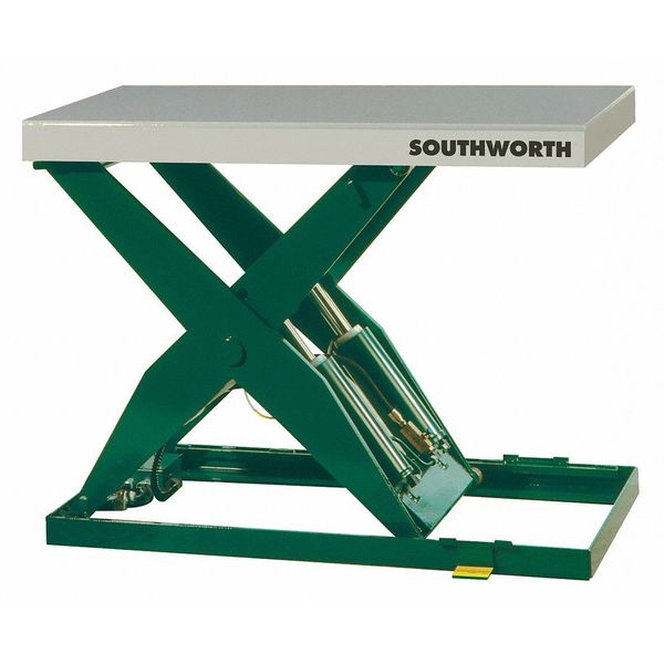 Southworth Scissor Lift Table, 5000 lb. Cap, 32"W, 56"L LS5-36-3256-PB-115V
