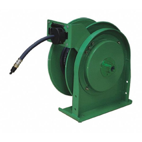 Speedaire Spring Return Hose Reel, 1/2 in Hose Dia., 35 ft Length, 300 psi 437J13