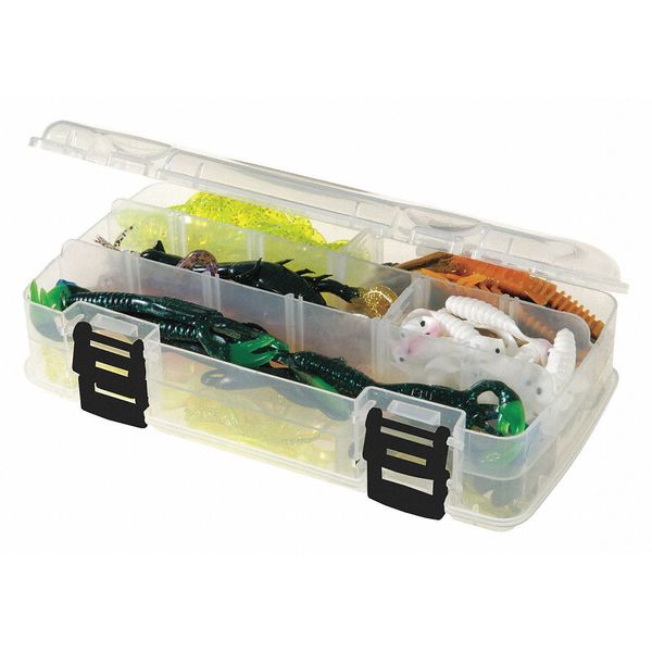 Plano Adjustable Compartment Box with 9 to 23 compartments, Plastic, 2.38" H x 4.88 in W 350022