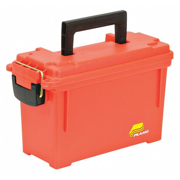 Plano Marine Emergency Tool Box, Plastic, Orange, 11-1/2 in W x 5 in D x 7 in H 131252