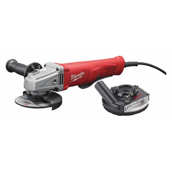 Milwaukee Tool 4-1/2" Small Angle Grinder w/Shroud Paddle w/Lock-On 6142-31S