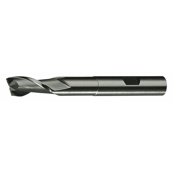 Cleveland 2-Flute HSS Extended Neck Square Single End Mill Cleveland HGN-2 Bright 1x1x2-1/2x7-1/4 C41795