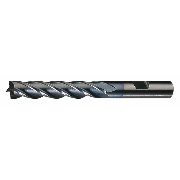 Cleveland 6-Flute HSS Center Cutting Square Single End MIll Cleveland HG-4C TiCN 7/8"x5/8"x1-7/8" C75070