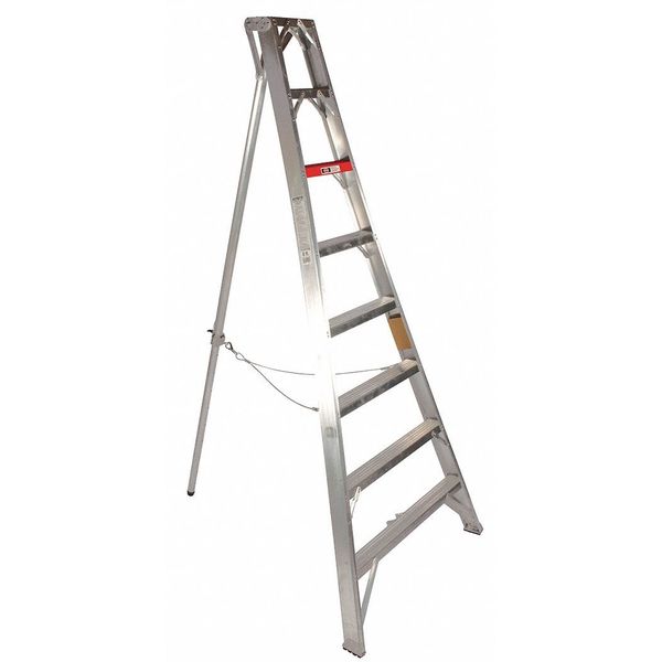 Stokes 15 ft. Aluminum Not Rated Tripod Stepladder, Type 1115TH
