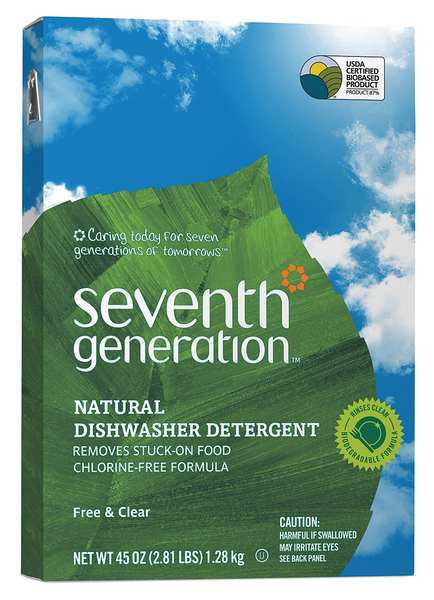 Seventh Generation Dishwashing Detergent, Unscented, PK12 SEV 22150