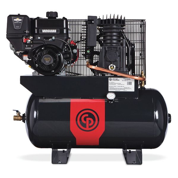 Chicago Pneumatic Piston Compressor, 10 HP, Intek, Gas Drive RCP-1030G