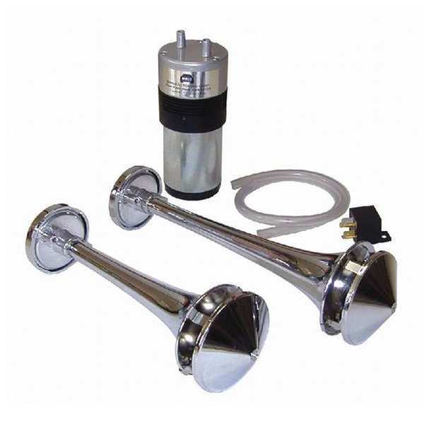Wolo Metal Chrome Air Horn, Airsplitter 415-DTK