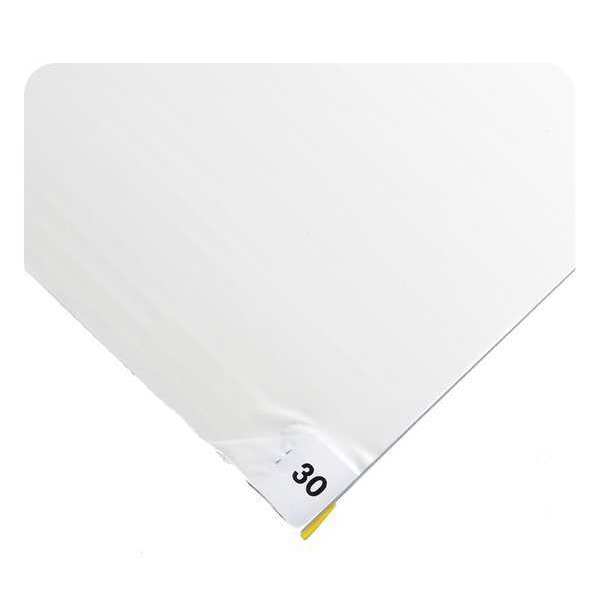 Wearwell Clean Room Mat, 60 Sheets, 18x45in, PK4 095.18X45WH-CS60