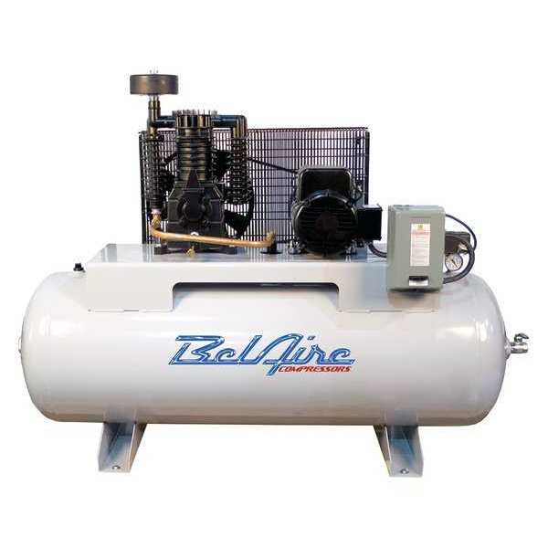 Belaire Air Compressor, 7.5 HP, 80 gal., 1-Phase, Tank Type: Horizontal 318HL