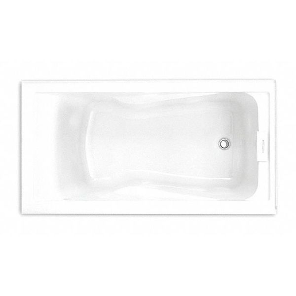 American Standard Deep Soak Bathtub, W/Apron, Rh, White 2425V-RHO002.020