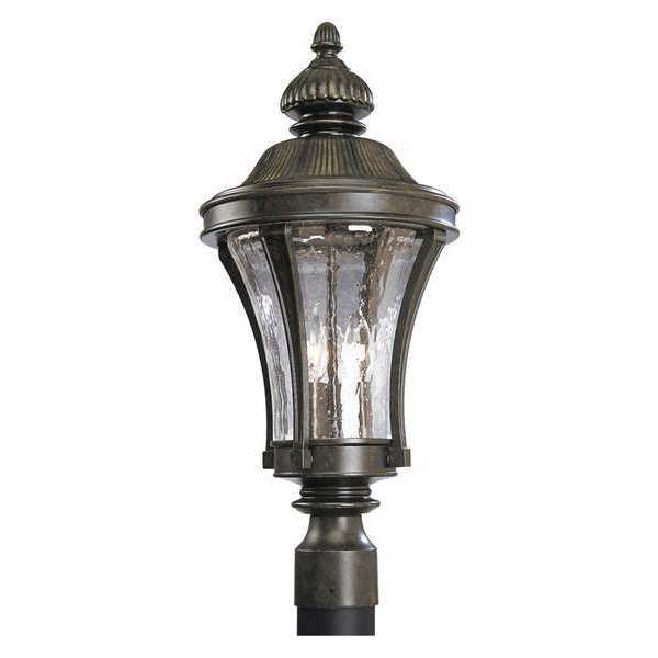 Progress Lighting Nottington 3-Light Post Lantern, 60 W, Forged Bronze P5438-77