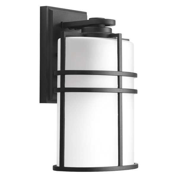 Progress Lighting Format 8" 1-Light Wall Lantern, 100 W, Black P6063-31