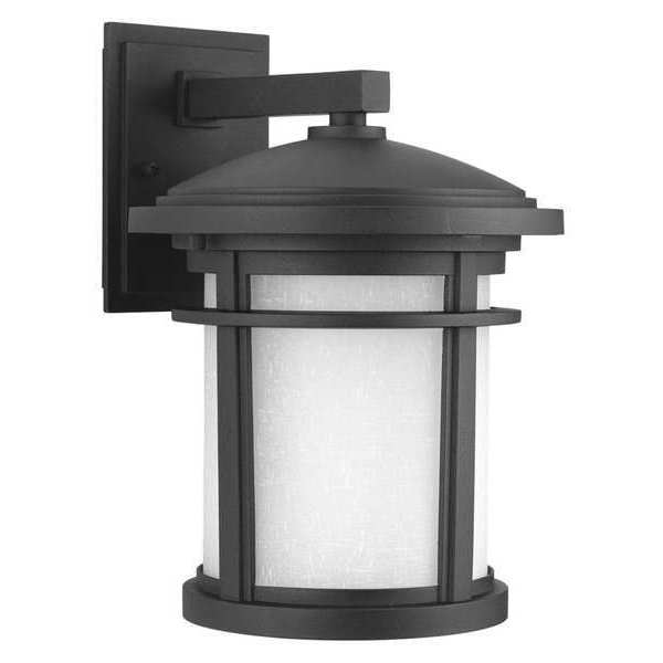 Progress Lighting Wish 1-Light Medium Wall Lantern, 100 W, Black P6085-31