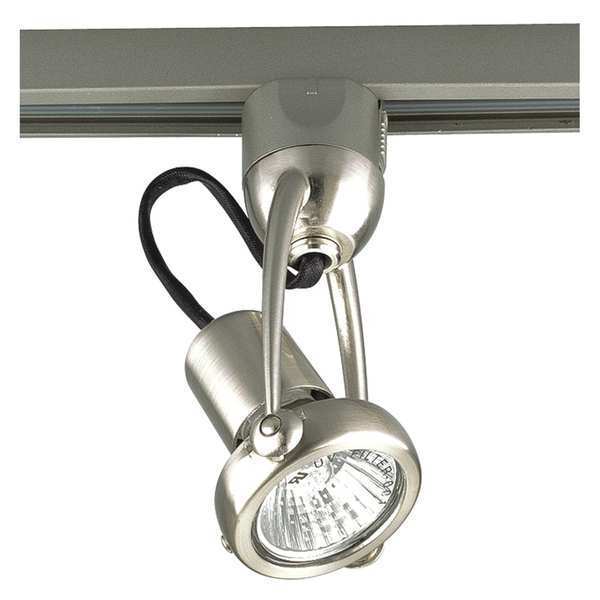 Progress Lighting MR16 1-Light Track Head, 50 W, Brushed Nickel P6115-09WB