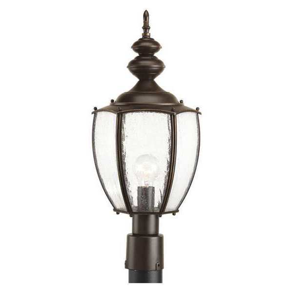 Progress Lighting Roman Coach 1-Light Med Post Lantern, 100 W, Antique Bronze P6417-20