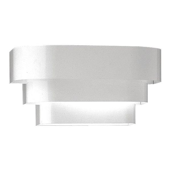 Progress Lighting 1-Light Wall Sconce, 100 W, White P7103-30