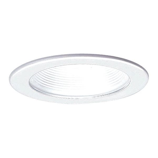 Progress Lighting Recessed Step Baffle Trim, 55 W, White P8044-28