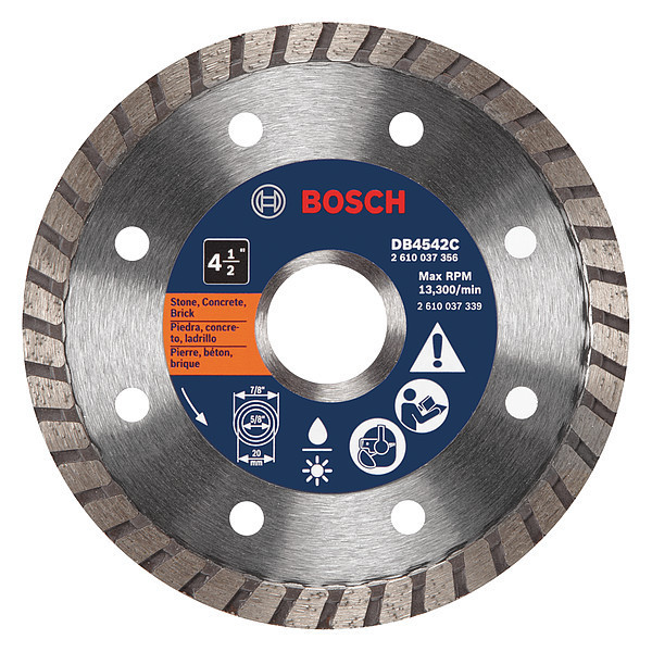 Bosch Dia Blade GenPurpose 4-1/2In Turbo DB4542C