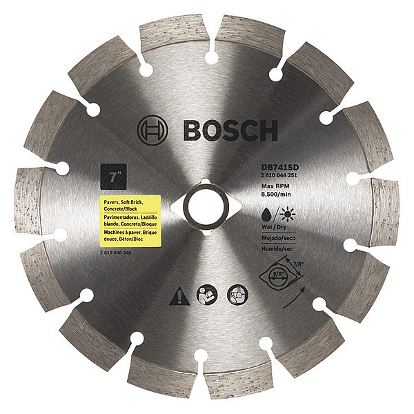 Bosch 7In Segmented Rim Diamond Blade DKO DB741SD