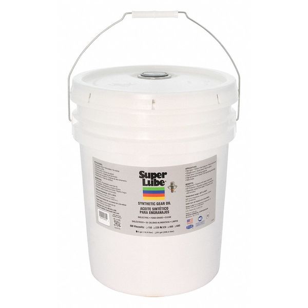 Super Lube 5 gal Gear Oil Pail Translucent Clear 54305