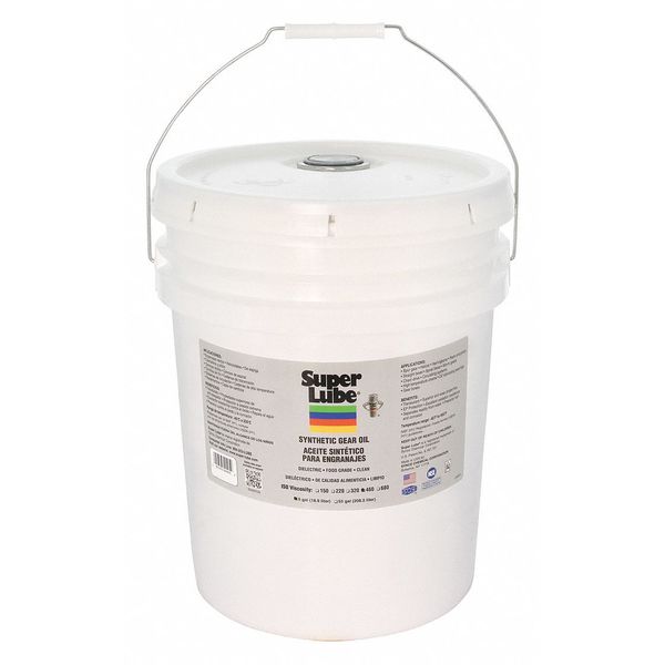 Super Lube 5 gal Gear Oil Pail Translucent Clear 54405