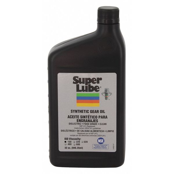 Super Lube 1 qt Gear Oil Bottle Translucent Clear 54100