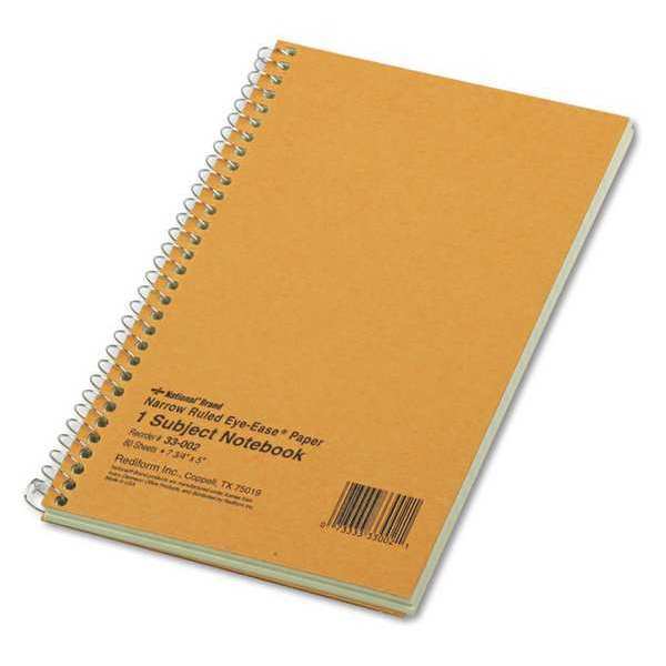 National 5"x7.75" Wirebound Notebook 33002